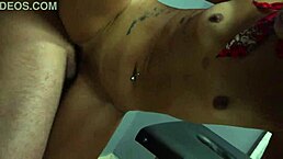 hey, this beautiful hot latina is fucking her stepbrother hard