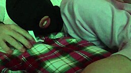 married slut hides face giving sloppy head and swallowing cum to keep affair secret