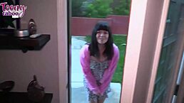 Trimmed pussy babysitter nova vixen gets creampie from seth