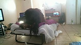 Thick pussy on hot black mature milf with curvy fat ebony naked body in street hood ghetto