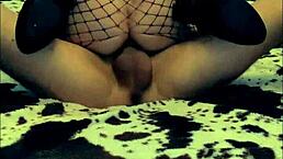 Hey hubby, why don't we film me riding you in stockings like a cowgirl in our homemade video?