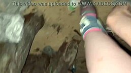 skinny 18yo fucking foreign teacher in public on florida beach