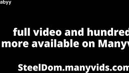 i'm a redhead domme teaching you to jerk off with vibrator and buttplug in chastity cage