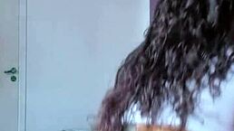 i mean this hot brazilian brunette with natural tits is beggin you to cum for her espuletinha