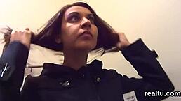 Whoa, this charming Czech kitten gets teased in the mall then penetrated pov with monster cock