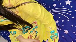 Will This Punjabi Aunty Get Rough Fucked By Big Cock In Hostel Room? Horny Indian Milf Strips Naked For Hardcore Oral Cheating.