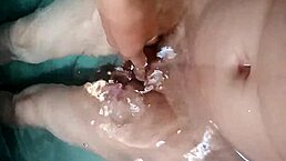 Hey, while bathing and feeling horny, can I just masturbate and cum right in the water?
