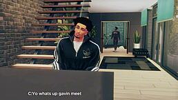 hey, check out this sims 4 strip club episode with ripped clothes and wild dancing