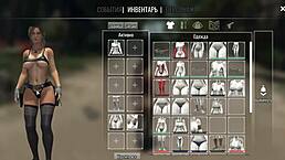 this huge statue cock fucks lara crofts virgin hole 3d animation hentai game with teen banging and creampie 😈