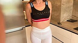 Stepmother Fucks Stepson So He Doesnt Tell Her Husband About Her Cheating - Russian Amateur With Conversations