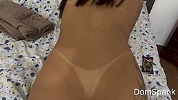 cute brazilian teen gets fucked hard by friend, her tiny pussy juicin' up quick in full premium video