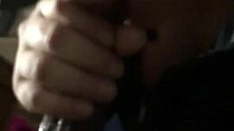 European babe performs deep throat action. She gags on big black cock.