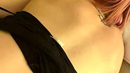 Pregnant Babe Sucks Cock And Takes Double Penetration With Dildo And Buttplug In Anal Orgasm