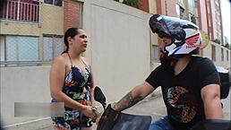 damn, this unknown slut had no cash so she paid for the ride with her big ass and tits in rough doggystyle fucking 😈💦