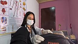 Ereção Inesperada na FRENTE da ENFERMEIRA! Watch Her HANDLE That BIG COCK with DEEPTHROAT and PUSSY RIDING in DIRTY HOSPITAL ACTION!