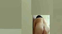 Oh man, check out this amateur ass shaking with sexy homemade feet and crossdressing vibes barefoot