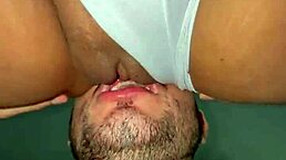 giving the best vagina suck with lots of saliva in close-up pov