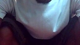 21-year-old athletic black woman with brown eyes works out in gym dorm