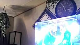 Latina beauty with perfect natural tits delivers deep wet blowjob before creampie in doggystyle