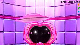 oh wow, hatsune miku in full nude bunny costume from project diva mod looks like a goddess with big tits and ass