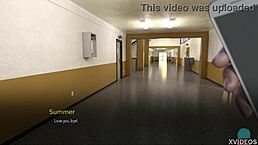 Amber shows off her sexy thicc blonde body while bound