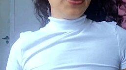 i mean this hot brazilian brunette with natural tits is beggin you to cum for her espuletinha