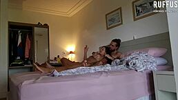 i'm smoking with my husband and making juicy love in gym with blue eyes