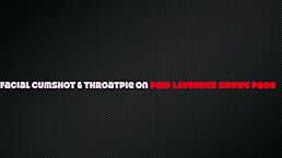 thick ghostly goth with long hair and heels lets you bust creampie in her belly