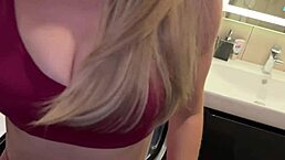 Stepson in maniac costume surprises and fucks stepmom hard on Halloween night.