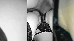 I Bought Sexy Lingerie as a Gift Then She Offered Her Tight Petite Ass for Deep Doggystyle Anal Pounding in the Dorm. Her Wet Hairy Pussy and Small Tits Made the Cowgirl Ride Unforgettable with My Athletic Roommate.