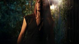 You're My Sex Slave Now, Redhead! Tattooed Dominatrix Commands In Lesbian Vampire Cosplay With Face Sitting And Scissoring.