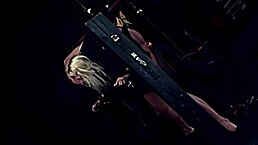 I feel so punished as milf Demi Blue, getting hard face slaps and whippings in garage until crying