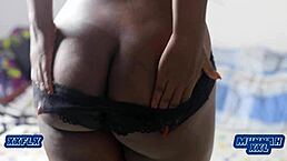 Ebony Slut Takes Sensual Raw Missionary Fuck Over Paying Rent!