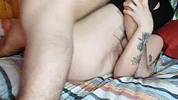 Come on, fuck my curvy stepsister's big ass in missionary pose now!