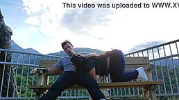 SE LA CHUPO AL DESCONOCIDO EN LA MONTA�A! Teen Amateur Latina Babysitter Sucks Stranger In Mountains. Wild Riding And Flashing Follow!