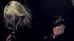 I feel so punished as milf Demi Blue, getting hard face slaps and whippings in garage until crying