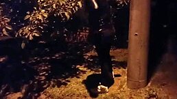 Suegro y nuera infiel después de la fiesta del barrio