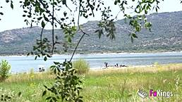 Hey, are you up for watching Natali Quinn hunt for public fucks? She spots her target in the swamp for rough doggystyle riding with this amateur milf.