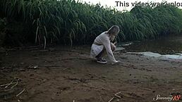 Watch Teen Alice Flore Turn Her Camping Trip Naughty With Solo Fingering!