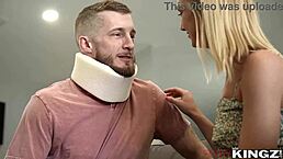 Perverted teen Payton Avery takes advantage of big cock in doggy and cowgirl. Blonde amateur rides to orgasm!