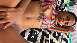 Oh gosh, que rico papi, I'm that petite 18+ Latina gettin' my pussy all stretched out real good