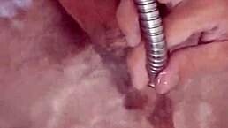 i uh love feelin that water jet deep in my hole makin me cum so hard oops