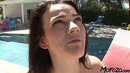 Mofozo com video shows step sister receiving cum on her pussy