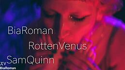 these brunette and redhead girls dive into horny feet licking and tickling fetish with bondage and domination