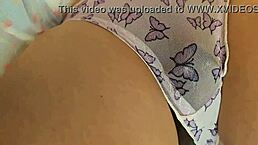 Hey that bbc stranger just came inside my panties in this public beach toilet fulfilling our dirty fantasy