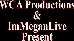 Impregnating sexy french step aunt ImMeganLive with deepthroat doggystyle creampie in bedroom. WCA Productions captures milf cougar passion as housewife moans