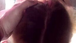 Blonde slut enjoys early morning interracial encounter with big cock leading to cum in mouth