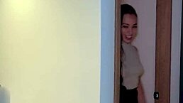 Oh wow, real estate agent Daniela Andrea with big ass and small tits fucks client Danner Mendez to sell house!