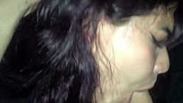 why does my skinny latina stepsister love sucking big cock and getting creampie in doggystyle pussy fucking?