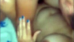 Karina Hotwife Tires Out Two Young Guys In Steamy Threesome!